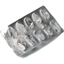 Clear plastic blister pack
