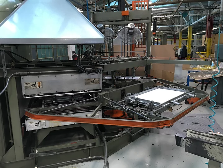 Rotary thermoforming machine