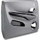 Thermoformed vehicle door panel